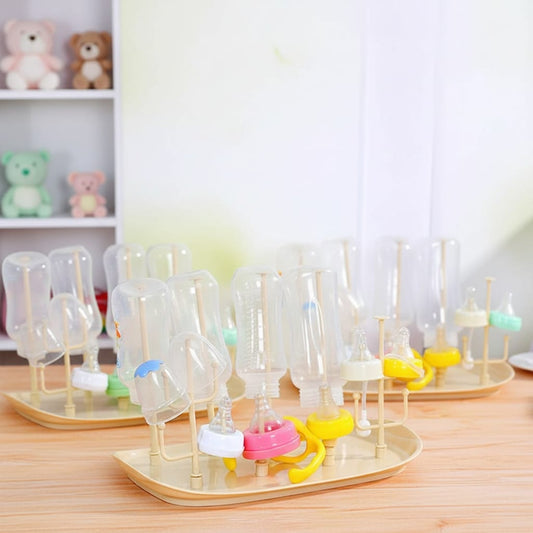 Baby Bottle & Nipple Drying Rack with Covers